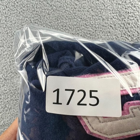 Baby Gap Girls Big Logo Hoodie Navy Blue and Pink Size 5 Years - Picture 8 of 8